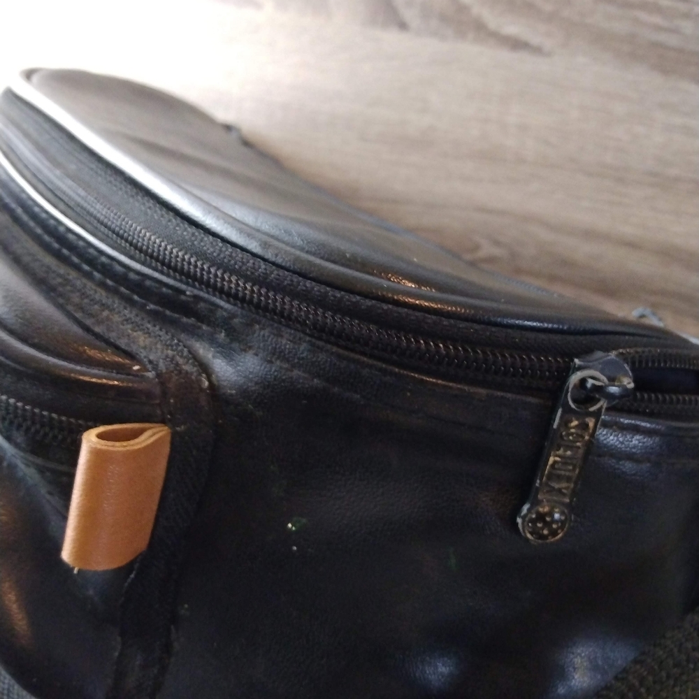 Solidex Performance Black/Tan Leather Waistbag - image 7